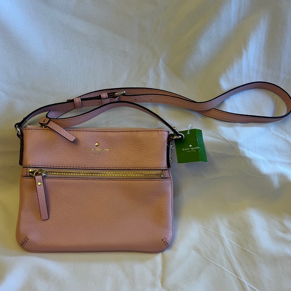 Kate Spade NWT Tenley Cobble Hill Crossbody Bag Rosejade (Pink)